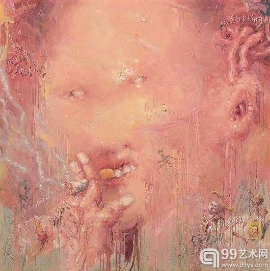 刘炜（生于1965年）《禁止吸烟》, 1998年作