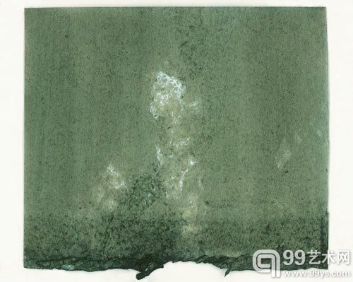 现场作品之一：曾梵志《纸上水墨》