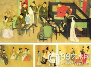 韩熙载夜宴图（局部）