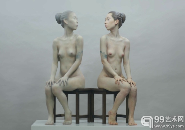 Choi Xooang雕塑作品《反射》