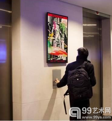 英国萨奇画廊借数字标牌将艺术气息吹向伦敦全城