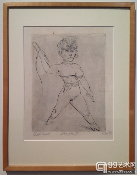 《驯兽师》铜版画 1922