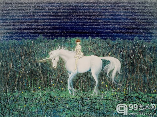 刘威 缓行 2011 布面丙烯 135 × 180 cm