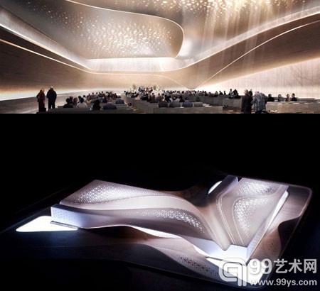 获MoMA建筑进步奖的Asymptote事务所设计的荷兰斯希丹火葬场