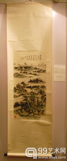 香港苏富比2013春拍北京预展现场-黄宾虹