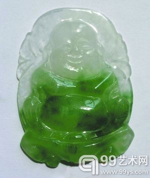 省检测站检测出的染色翡翠。