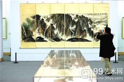 《童乃寿中国画展》展览现场