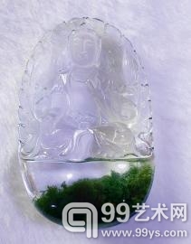 绿幽灵晶挂件图片由受访者提供