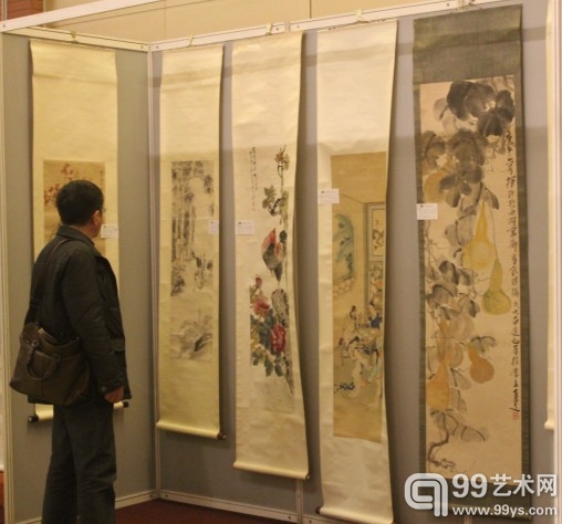 翰海四季80期拍卖会预展现场