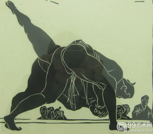 角力之四 30cm30cm