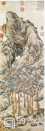文徵明作品《松壑飞泉》
