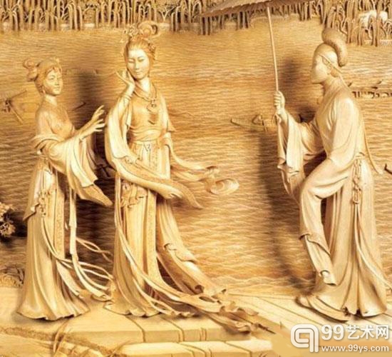 精细繁杂雕工日益创新 木雕在拍卖场上高价跌出