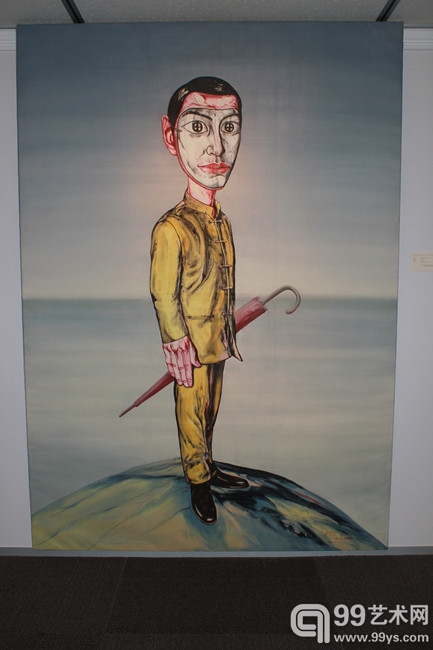 曾梵志1997“面具”系列 油彩 画布《江湖》250x215cm 16,000,000-24,000,000港元