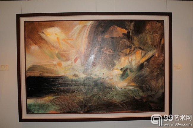 朱德群 1989油彩 画布 129.5x194.5cm《地平线上的光和影》6,000,000-8,000,000港元