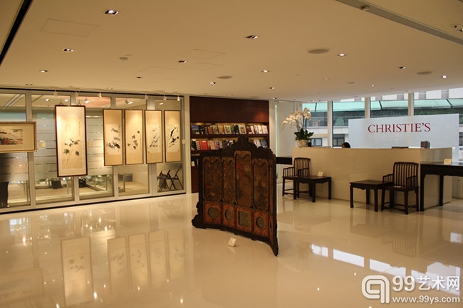 香港佳士得2013春拍预展现场