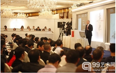 中国嘉德（香港）2013春季拍卖会现场