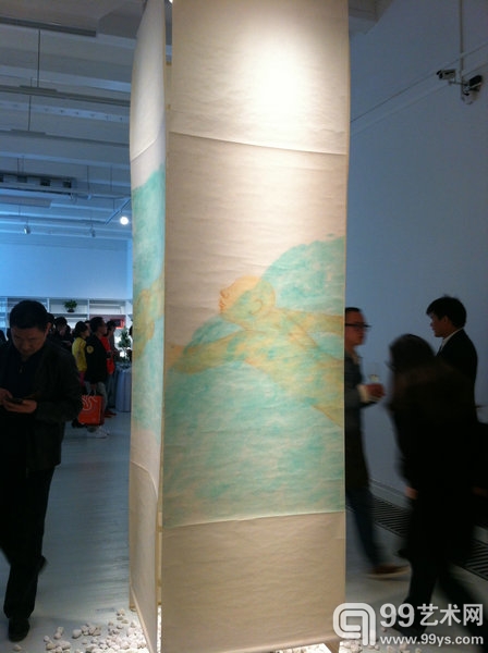 “言——新水墨·切片系列展”现场