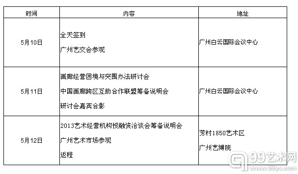 行程安排