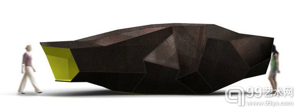 Arik Levy作品Rock Chamber外观