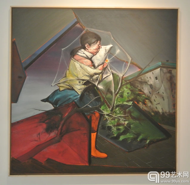 《持伞的女人》