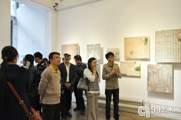“半空之间——黎小杰绘画作品展”现场
