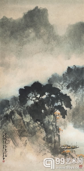 328.赵少昂[漓江]146X71 130万-180万