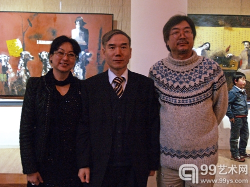 孔玲玲女士，李康国先生，门青先生