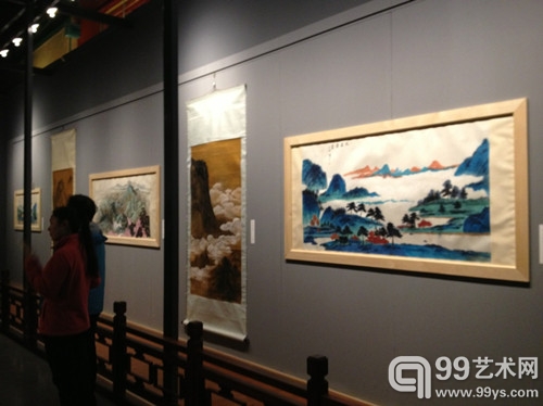 张伯驹潘素书画展