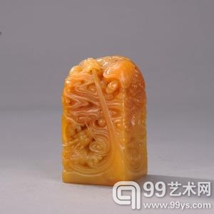 郭祥忍作 巴林石 龟龙方章 第十五届海峡艺交会藏品