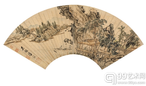 唐寅 山水