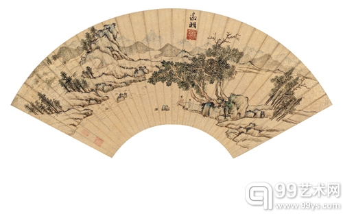 文征明 青绿山水