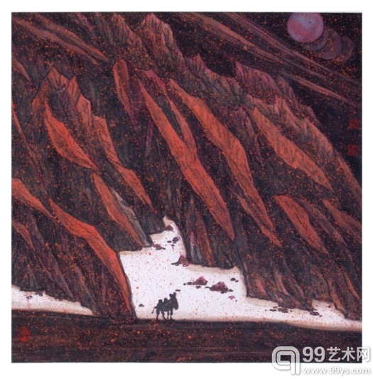 岁月知多少 重彩 68X68cm