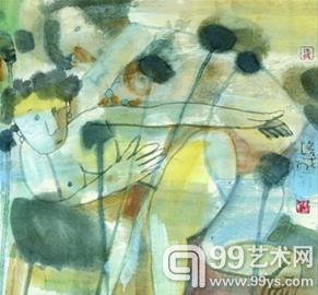 萌动 45x48cm 2011 张培成