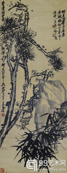 吴昌硕《四君子》