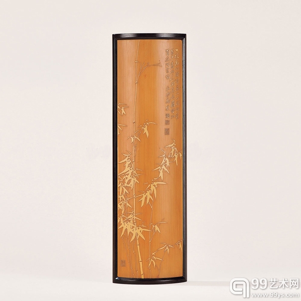 吴元星《题竹诗》(留青臂搁)