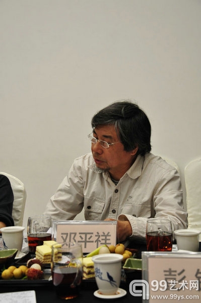 湖南油画学会名誉主席，著名艺术批评家邓平祥
