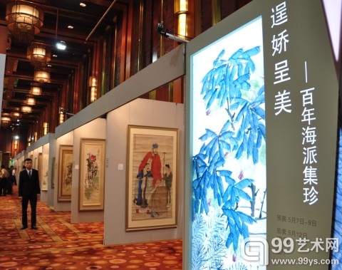 中国嘉德2013春拍预展现场-书画
