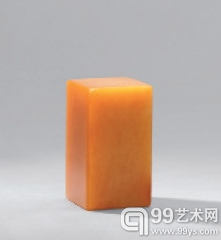 寿山田黄石素方章