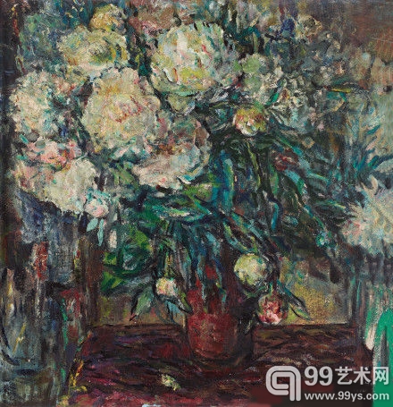 嘉德二十世纪早期油画专场：卫天霖《白芍药》327.75万成交