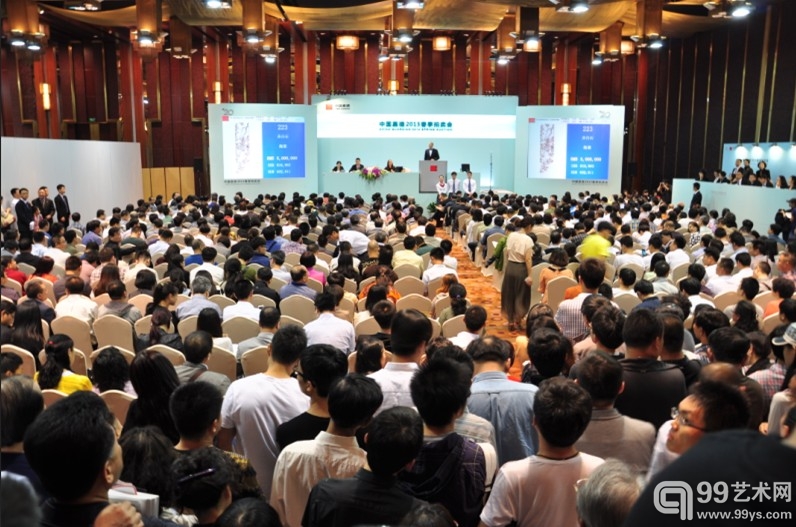 中国嘉德2013春拍现场