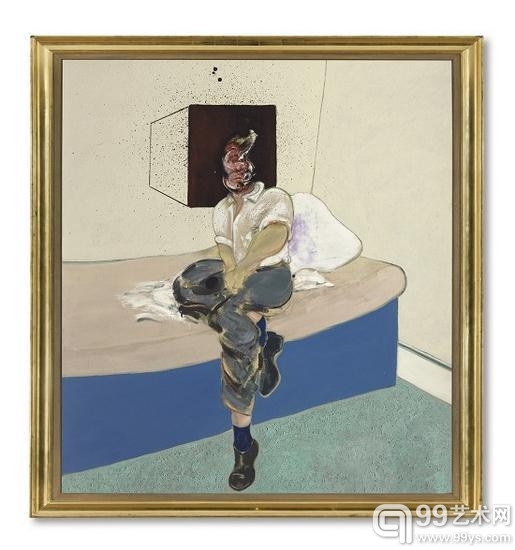 弗朗西斯·培根(1909-1992)《自画像习作》1964年作