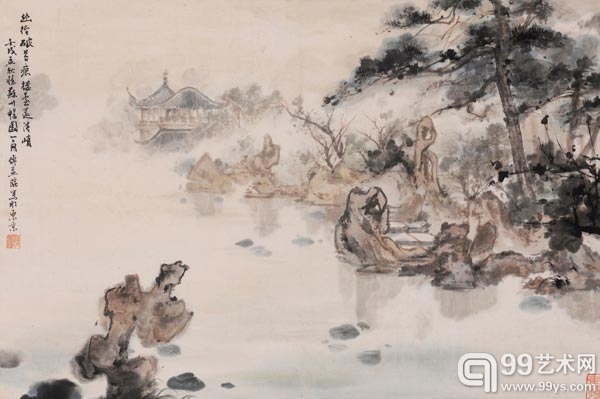 拍卖行首度登陆淘宝网 保利首期拍卖傅抱石家族作品