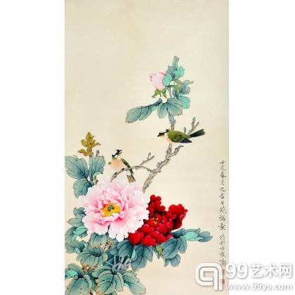 郭建国国画人物作品 传递快乐祥和的正大气象