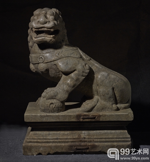九号  《清代圆明园白石狮子》