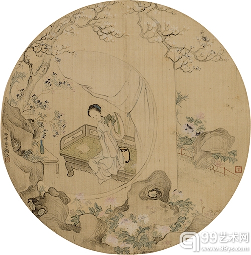 【2013春拍】书画精品：清代仕女团扇集锦