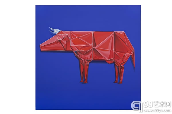 公牛 Bull 150x150cm 布面油画 Oil on canvas  2012