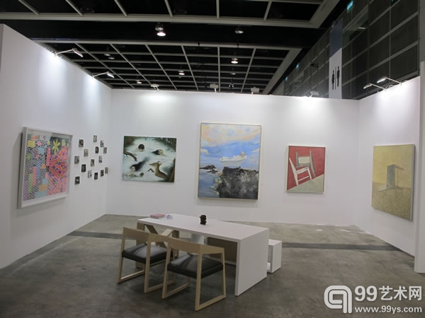 台湾艺术家曾雍宁、彭贤祥，大陆艺术家毛旭辉、李超的作品