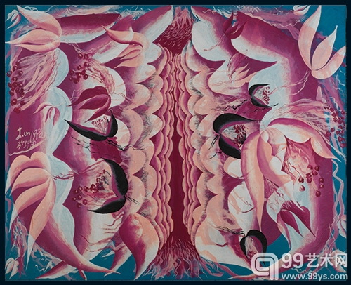 【泓盛2013春拍】当代艺术精品：李山《胭脂No.9》