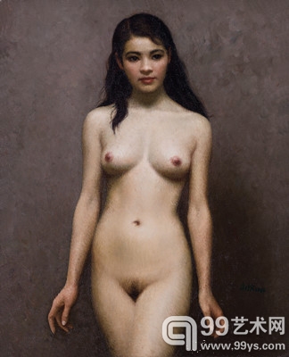 靳尚谊 《女人体》1988年，估价1000万到1500万，1300万元落槌