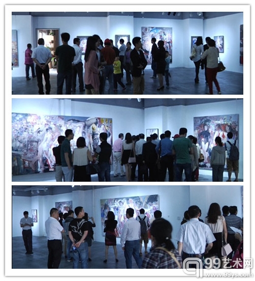 王建国画展 展览现场